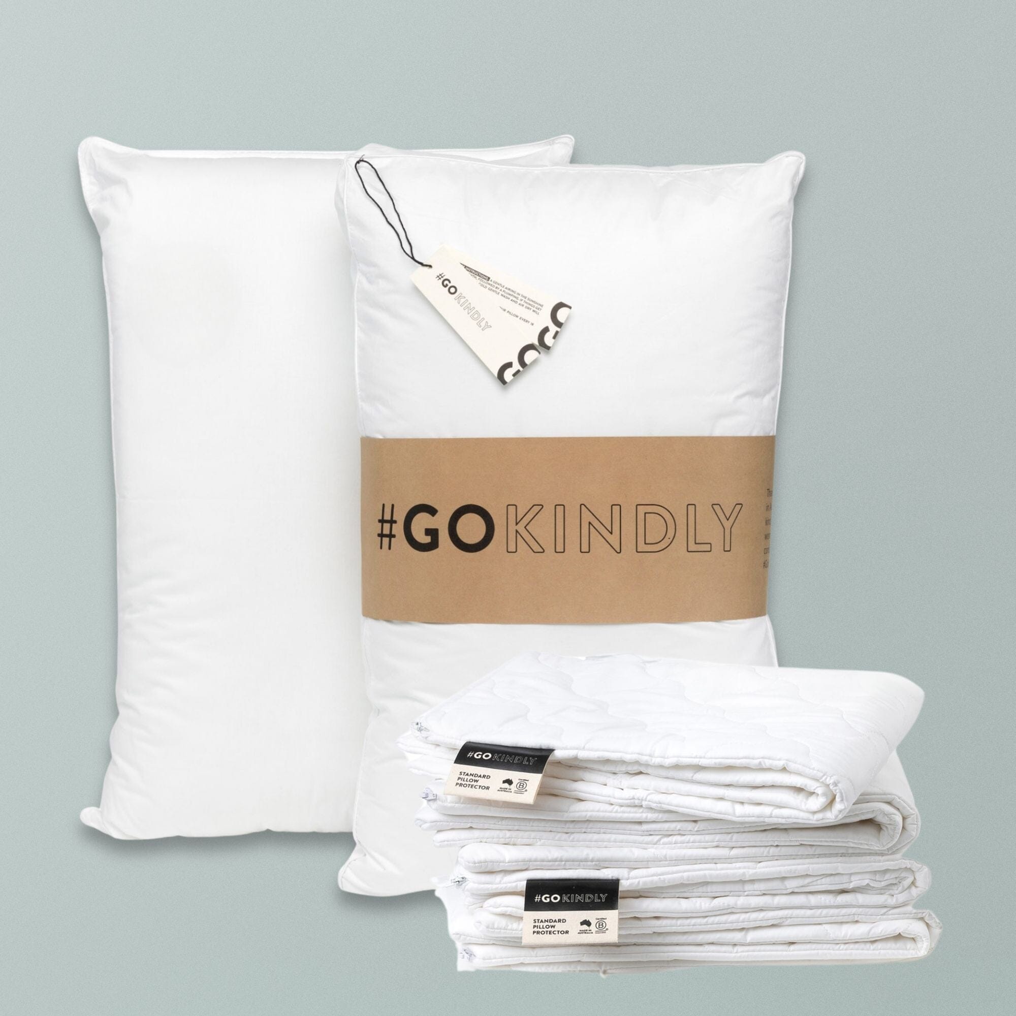 Pillows and Pillow Protectors Bundle