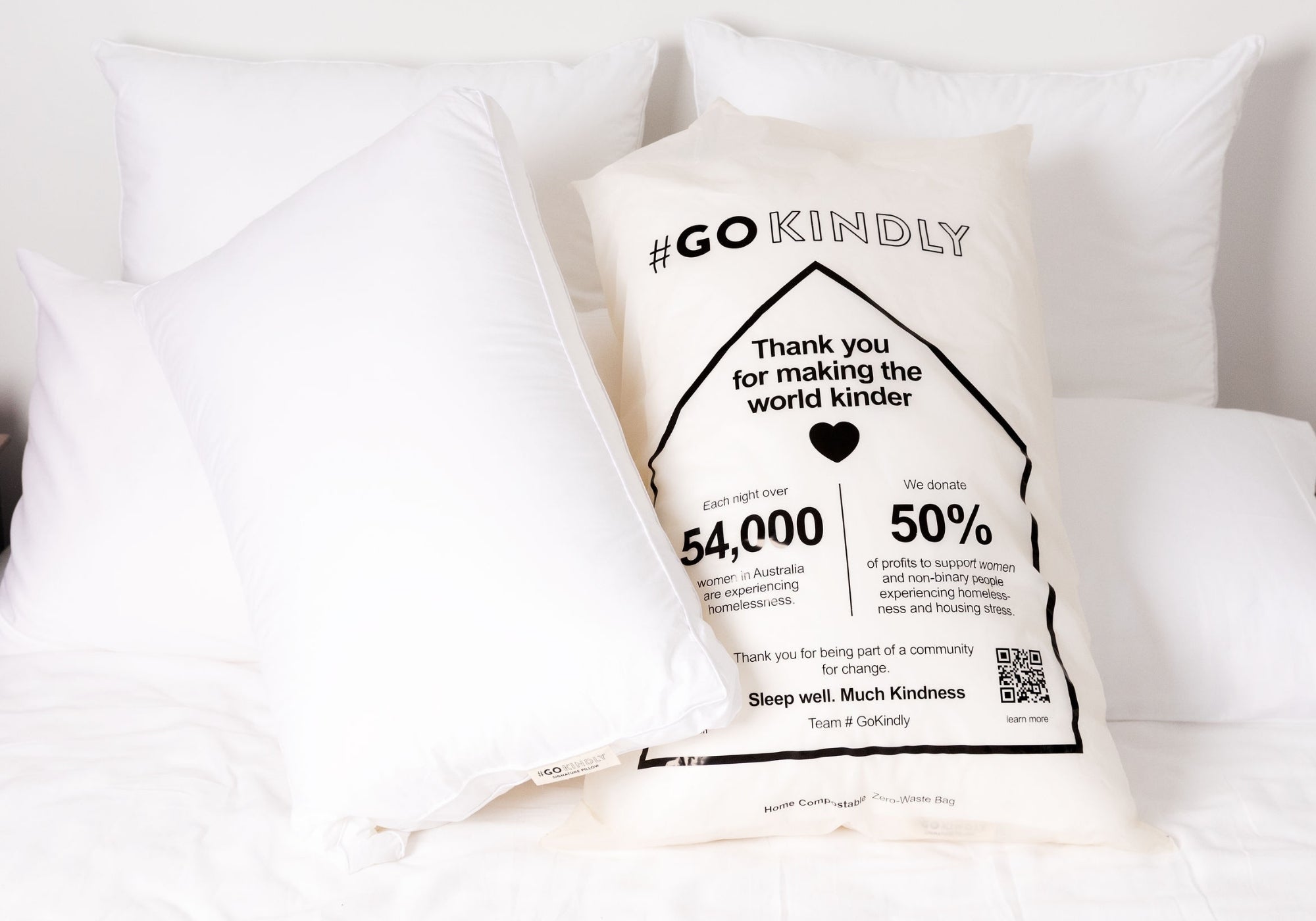 GoKindly pillows and kindness