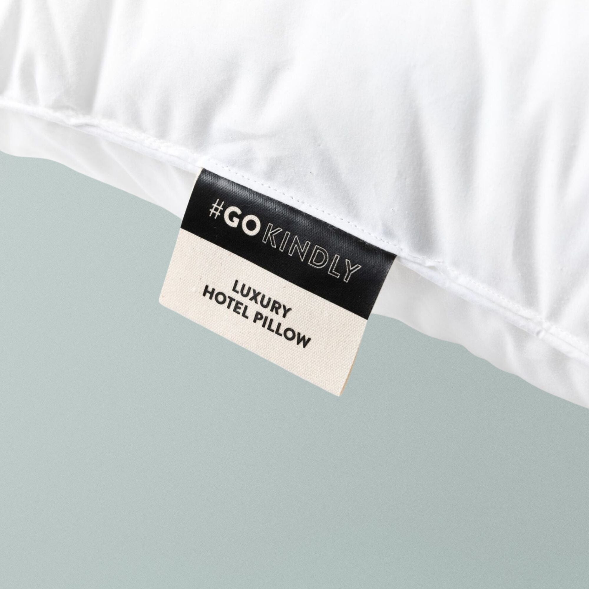 Luxury Hotel Pillow label