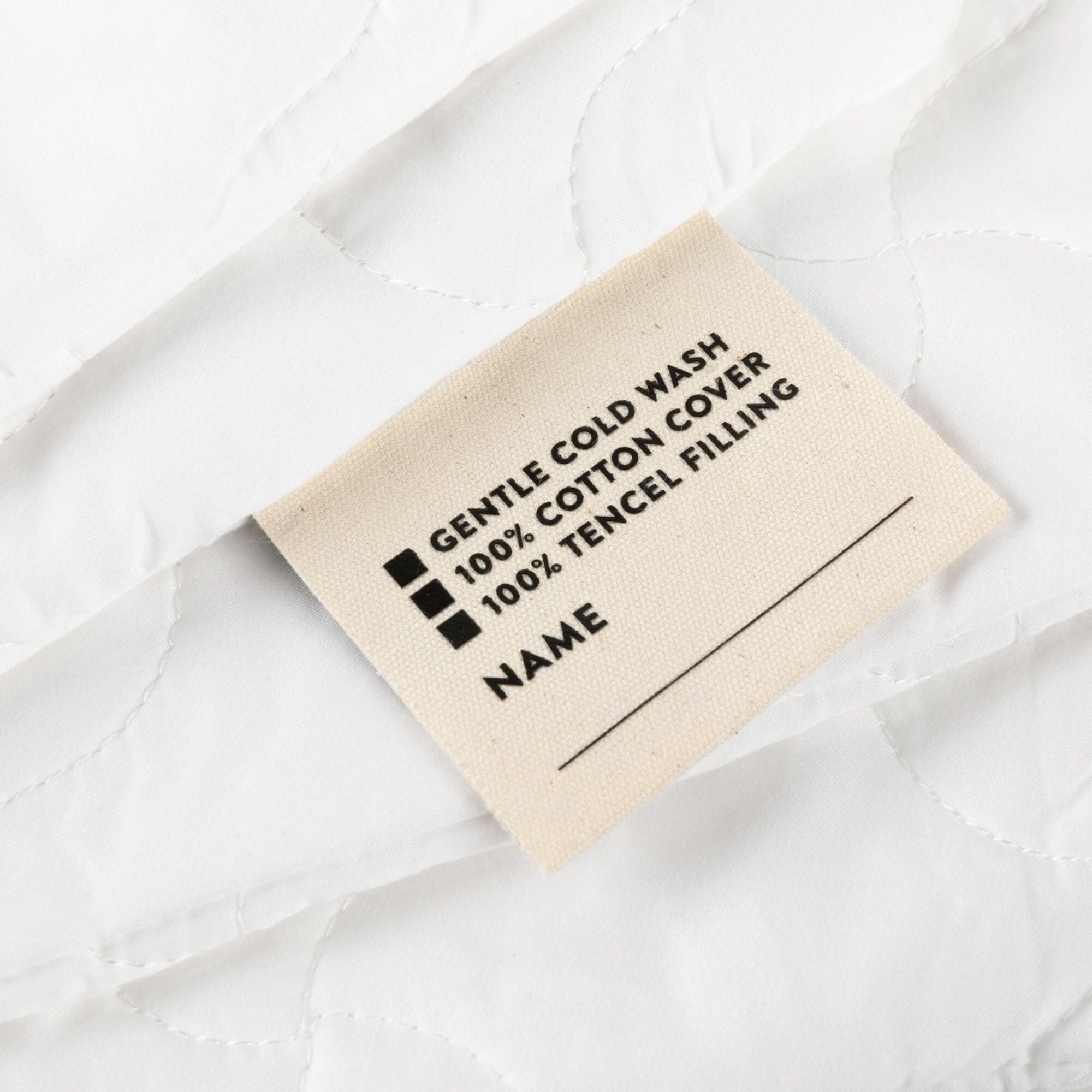 King Pillow Protector label