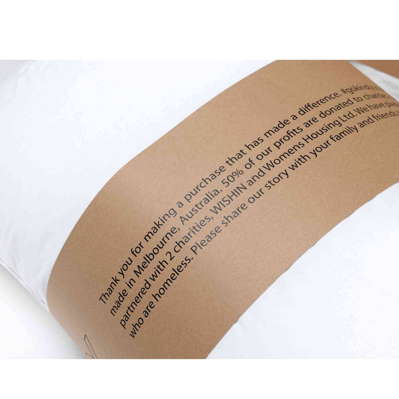 Low Profile pillow with band