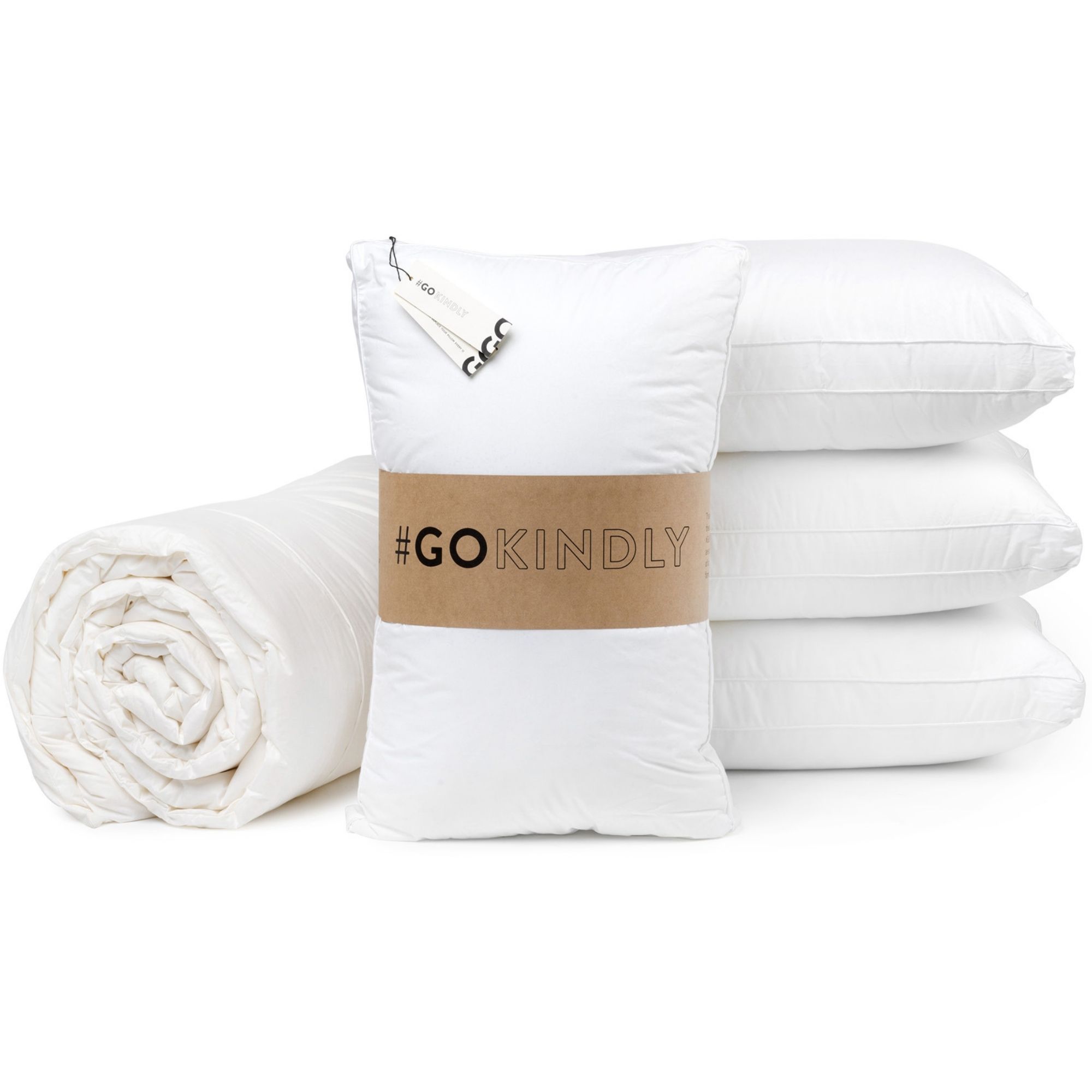 All Seasons Quilt & 4 Pack Pillow Bundle GoKindly